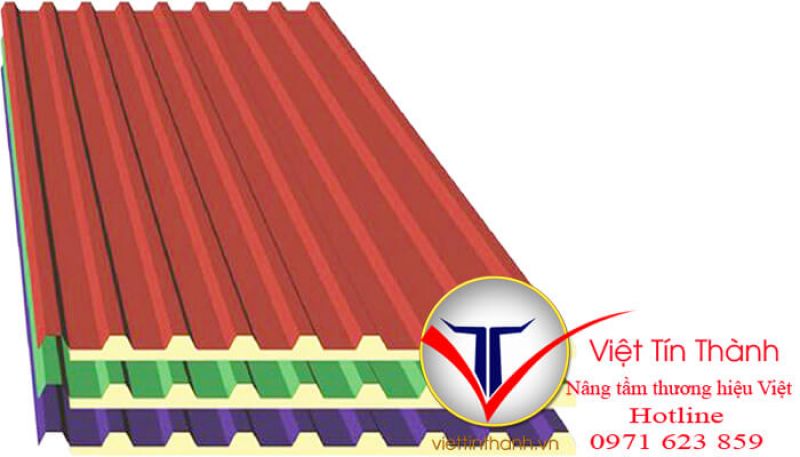 Tôn cách nhiệt chống nóng cách âm Pu