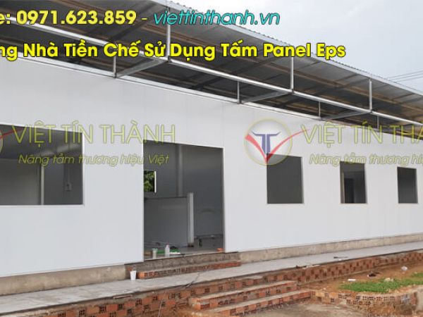 Tấm cách nhiệt panel eps vật liệu xanh trong thi công nhà lắp ghép