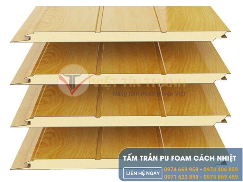 Tấm trần pu 3 lớp