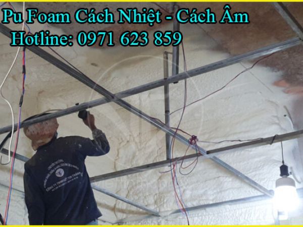 phun pu foam cách nhiệt chống nóng cách âm