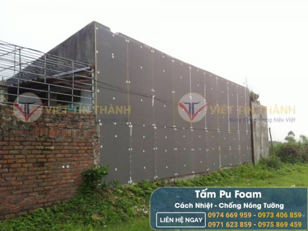 Tấm cách nhiệt chống nóng Pu Foam