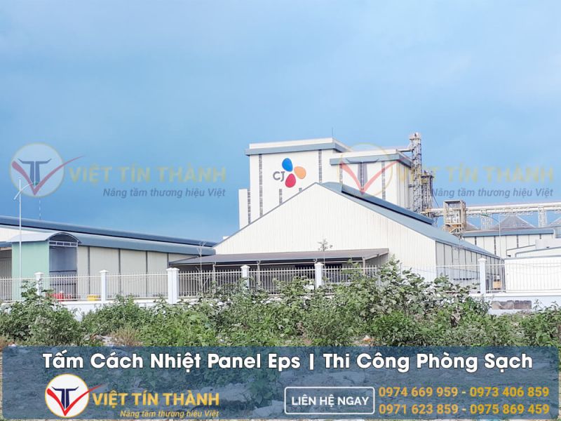 tấm panel eps thi công phòng sạch đạt chuẩn gmp