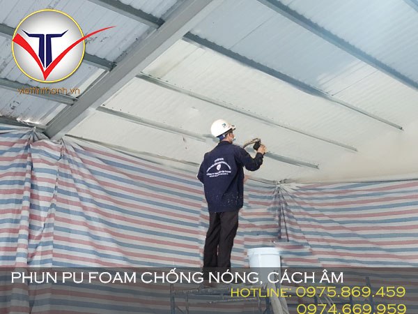 DỊCH VỤ THI CÔNG PHUN FOAM CÁCH NHIỆT, CÁCH ÂM CHUYÊN NGHIỆP