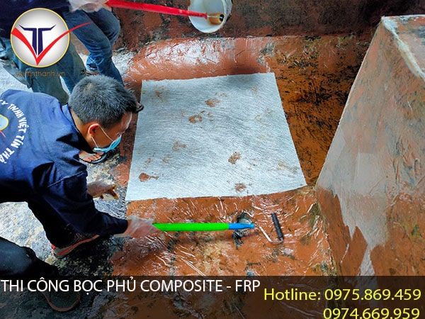 DỊCH VỤ THI CÔNG BỌC PHỦ COMPOSITE- FRP TRÊN TOÀN QUỐC